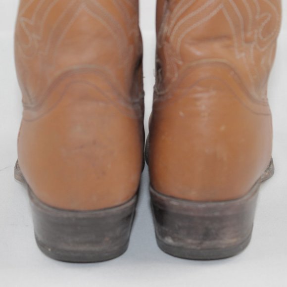 Vintage Dan Post Stitched Design Cowboy Western Boots Men\'s Size 8D 8 D main image 6